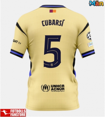 Barcelona Pau Cubarsi #5 Bortatröja 2025-26 Kortärmad